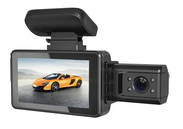 Camera auto dubla fata si interior 1080p ecran 3 inch Unghi 170 grade Night vision G Senzor Detectia Miscarii